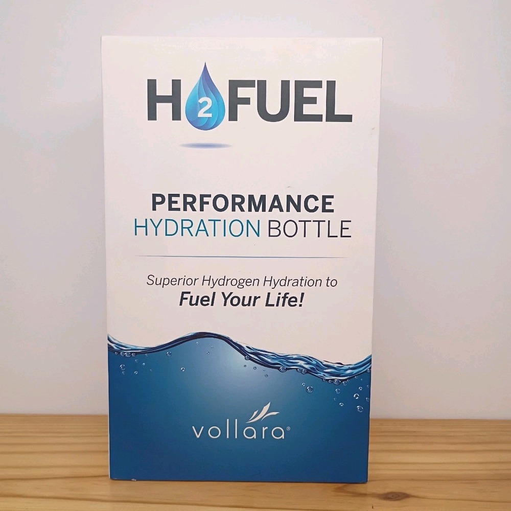 Vollara H2 Fuel H2FUEL Hydrogen Hydration Performance Water Bottle Complete